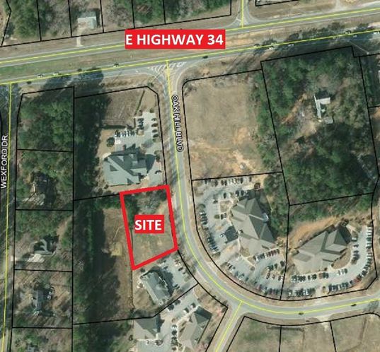 +/-1.00 ACRE PAD-READY SITE IN MEDICAL OFFICE PARK: 65 Oak Hill Blvd, Newnan, GA 30265